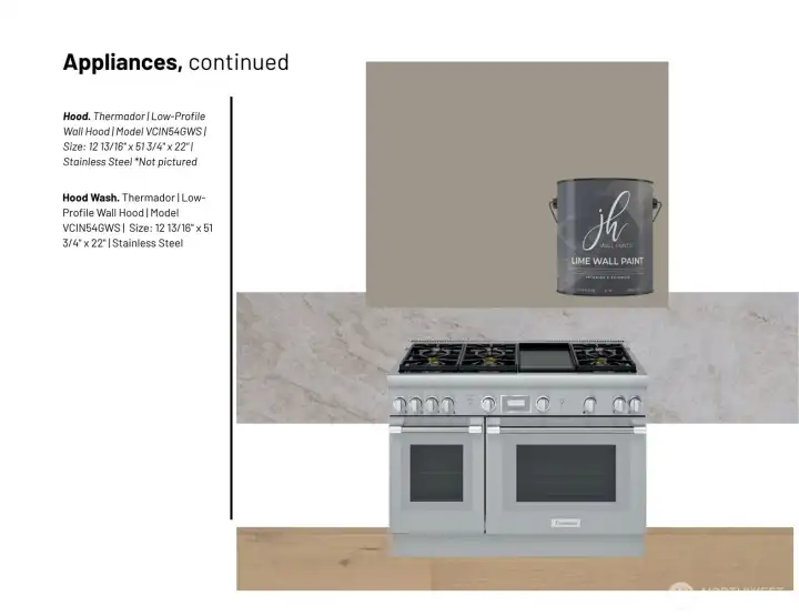Appliances continued