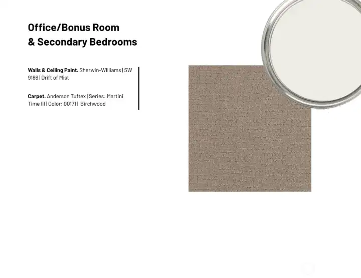 Secondary Bedooms