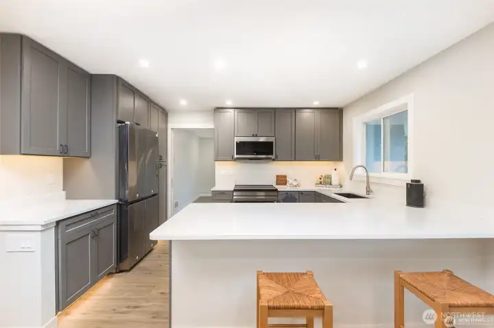 This home has been completly remodeled with beautiful fixtures and smart features.