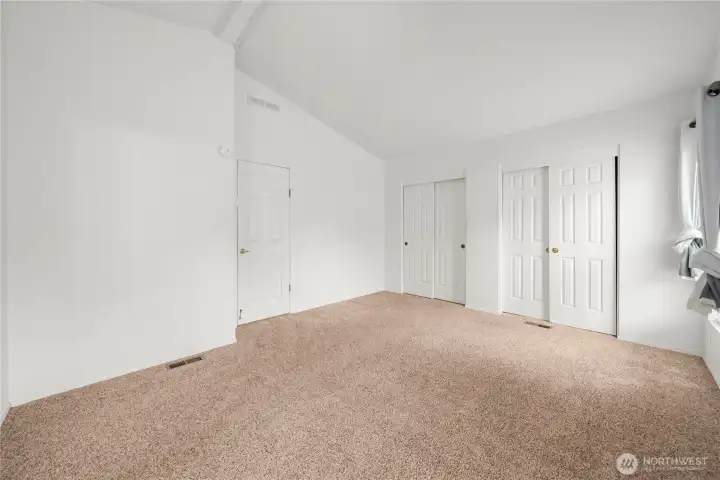 Double closets in the primary