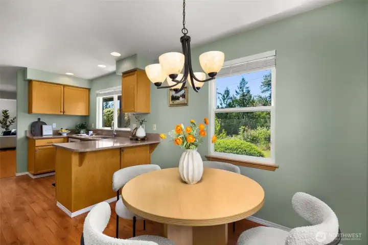 Dedicated breakfast nook