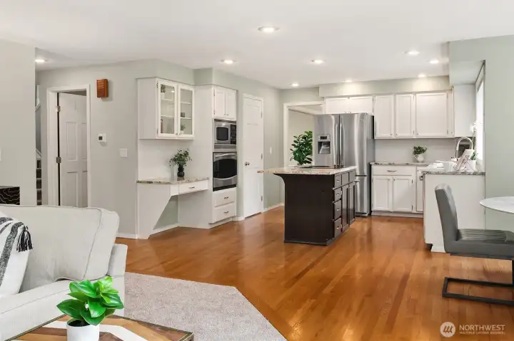 Looking from Living Room Back into the Kitchen