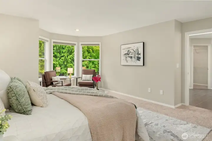 Primary Bedroom with Ensuite 5 Piece Bathroom & 2 Walk-in Closets