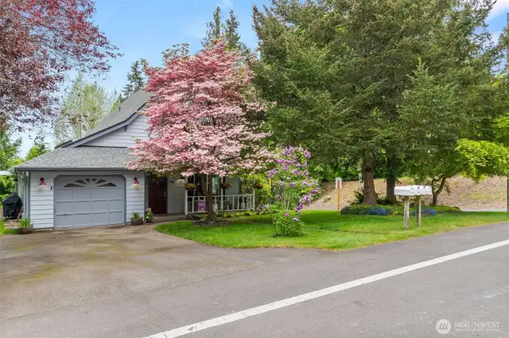 You'll never get tired of the natural environment on this large corner lot.