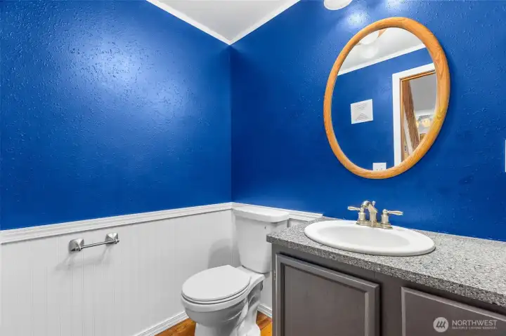 This is the downstairs half-bath