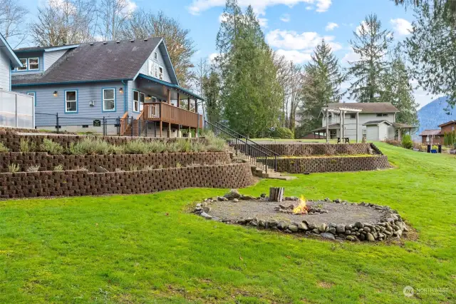 Enjoy your time around this firepit, while taking in the breath taking views and fresh air.