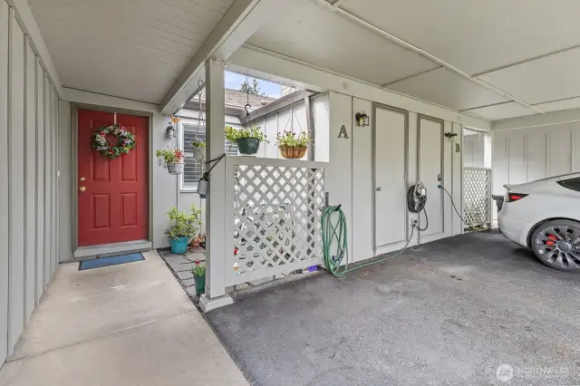 Front entrance/carport