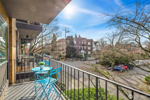 Large covered deck space to enjoy sunnier days.