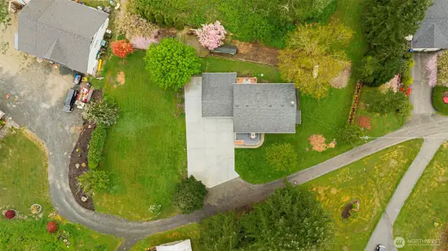 Beautifully maintained landscape