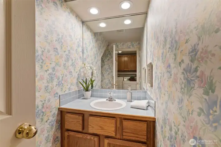 Main floor half-bath.