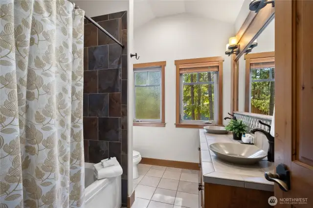 Upstairs full bath