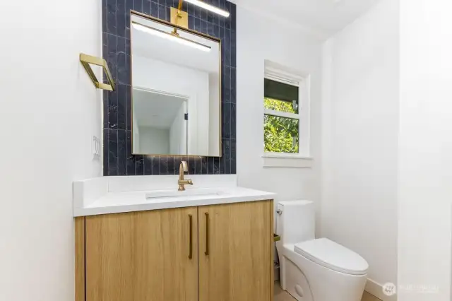 Upstairs powder bath