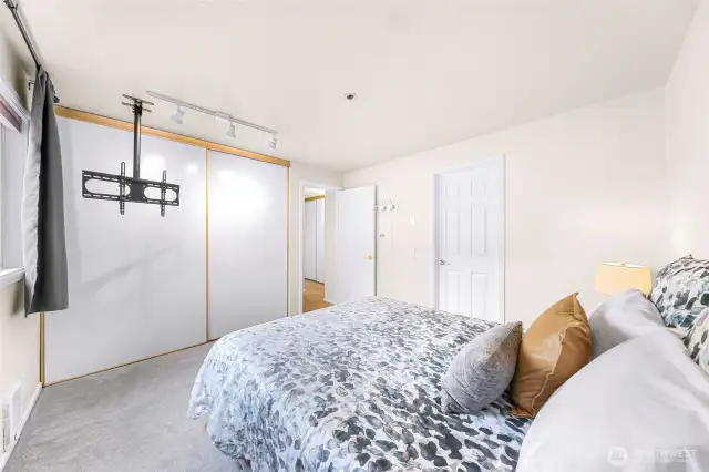 Primary bedroom with large closet