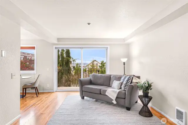 Sliding door to your outdoor sitting area