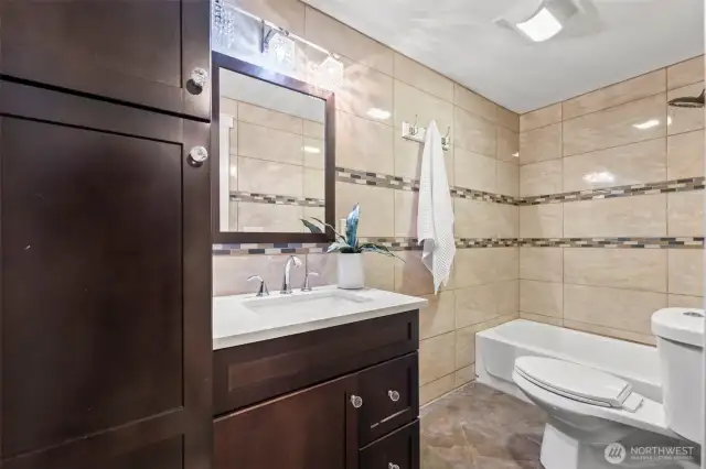 bathroom downstairs