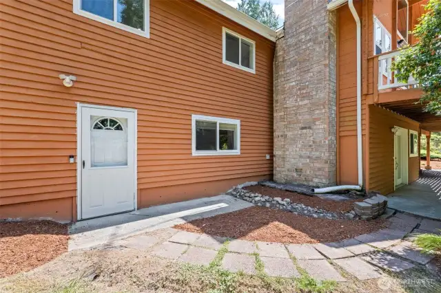 entrance to guest living space
