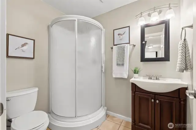 guest living space bathroom