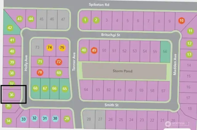 community map Lot 36