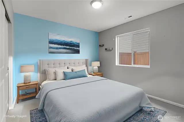 Bedroom 3 virtually staged