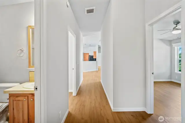 Wide hallway