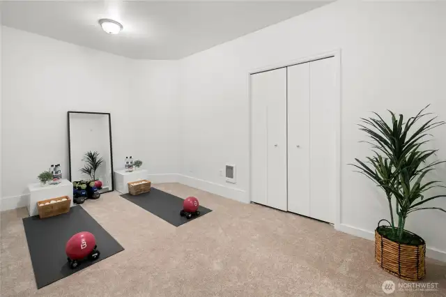 Finished bonus space on lower level.
