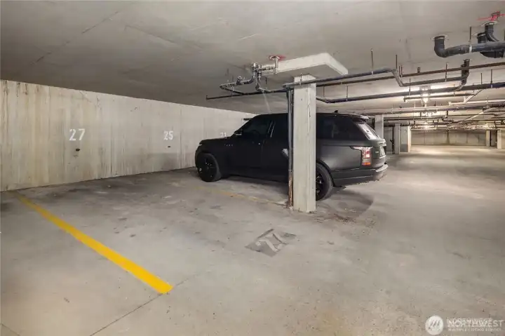 Private parking spot