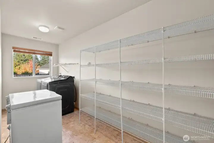 Walk-in Pantry and Utility Room