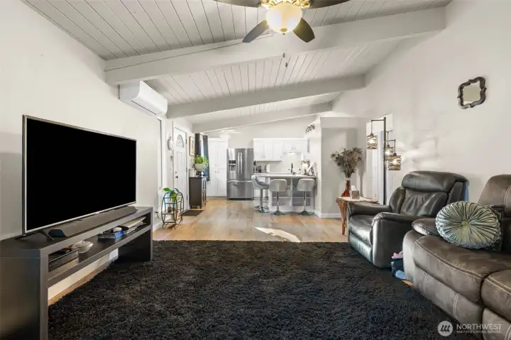 Stunning vaulted ceilings