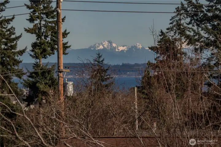 Peak-a-boo views from upstairs bedroom