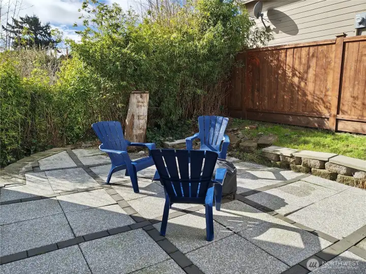 Patio and BBQ area, great for relaxing or entertaining. Over $20,000 spent on creating this oasis. Just step out from the kitchen to enjoy the ambiance.