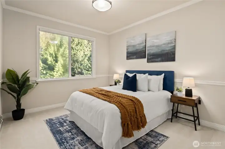 Downstairs guest bedroom