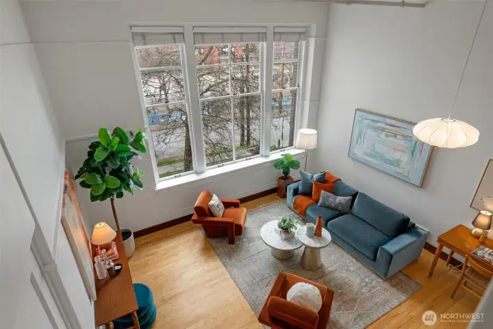 The view from the loft! The view from the loft!