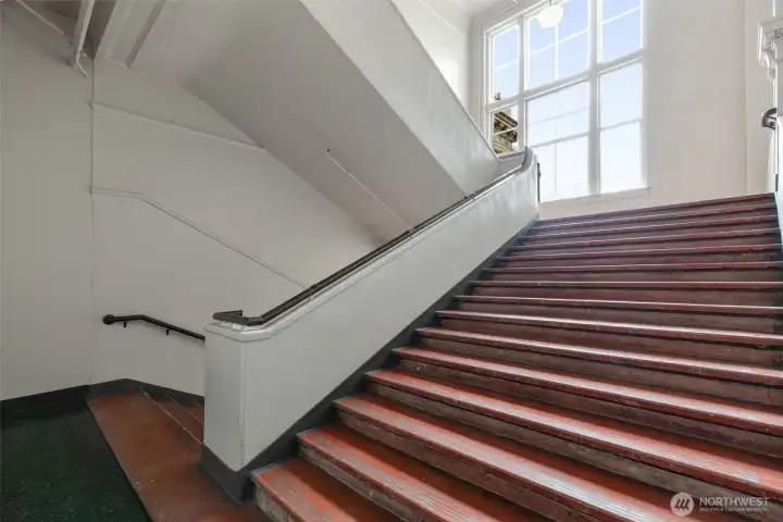 Once upon a time, these gorgeous, wide hallways were filled with Seattle high schoolers running to class Once upon a time, these gorgeous, wide hallways were filled with Seattle high schoolers running to class