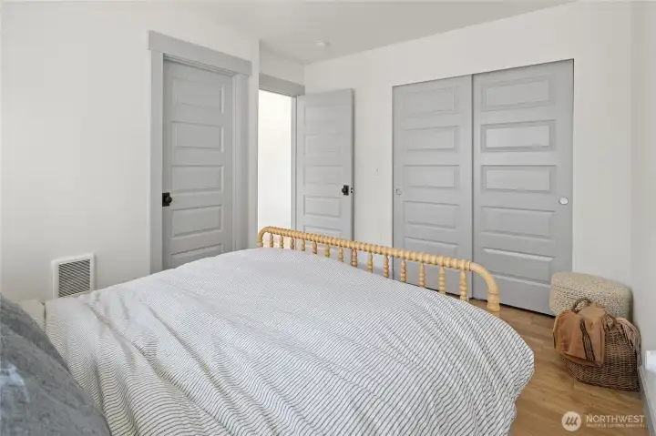 Plenty of closet space!