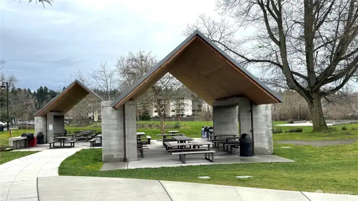 Juanita Beach Park two blocks away