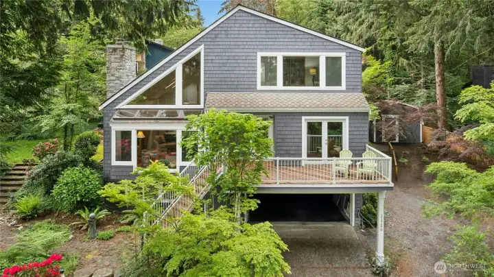 A truly one-of-a-kind retreat moments from Lake Washington & Denny Park