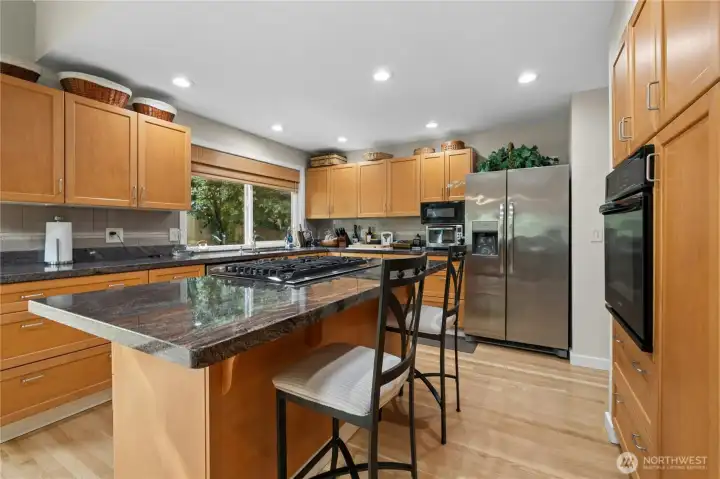 Beautifully updated kitchen designed for both entertaining & everyday living