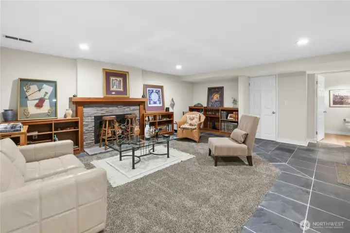 Huge daylight basement offers incredible versatility & abundant storage