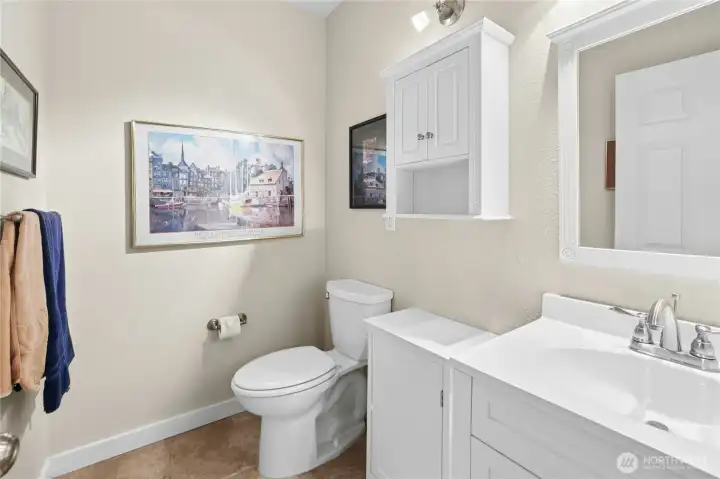 Half Bathroom in basement