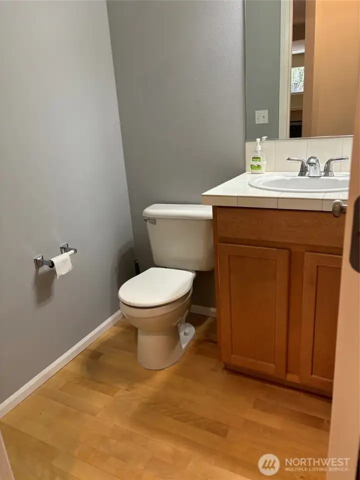 Downstairs half bath