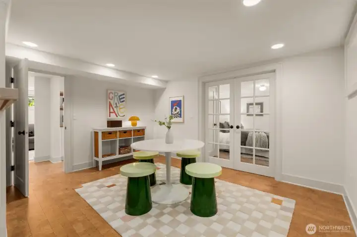 Lower level bonus room Lower level bonus room