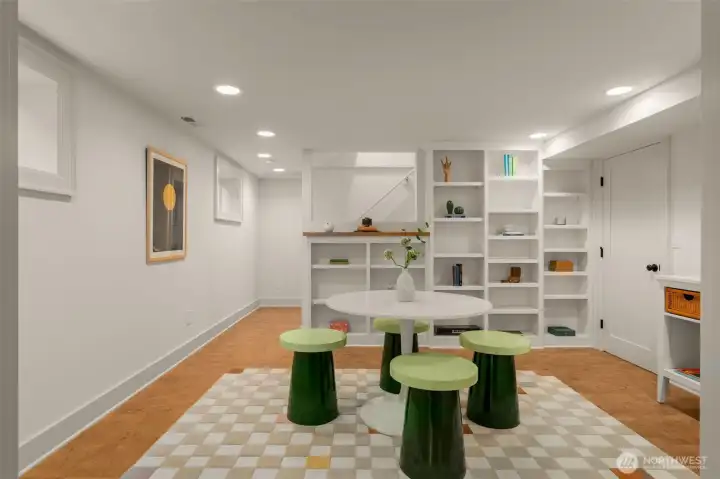 Lower level bonus room Lower level bonus room