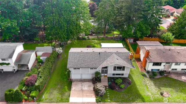 Great Backyard Access on both sides of the house