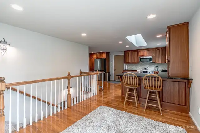 Dining, Kitchen and stairwell