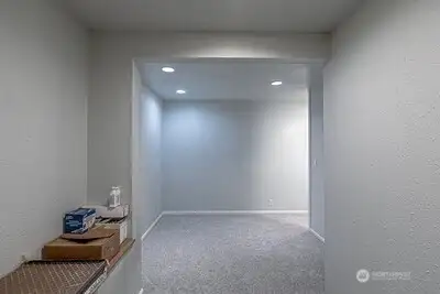 Storage room, extra room or office in basement