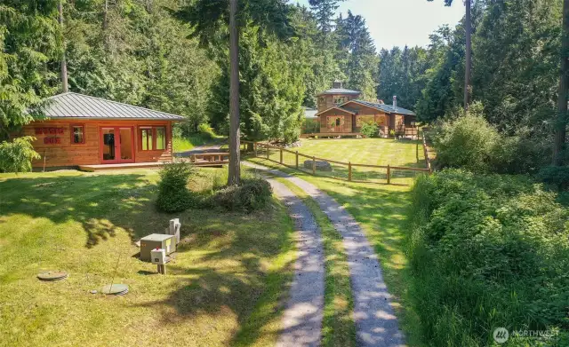 Entry.  Studio and Main House