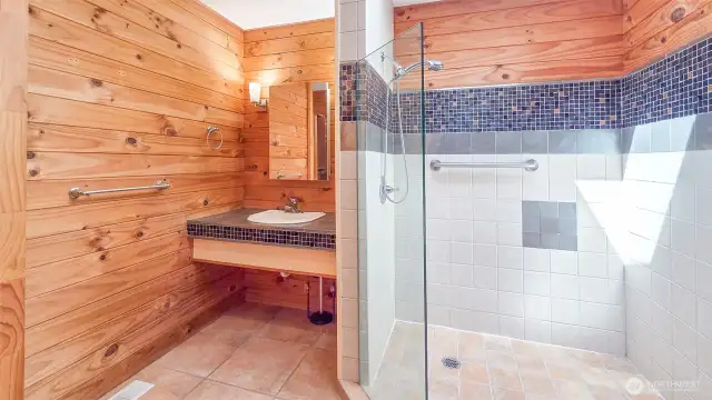 Master Bath with built in walk in closet