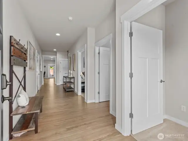 As you enter 752, you'll notice the gleaming floors and wide hallways.