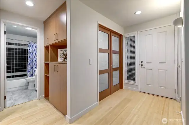 More built-in storage