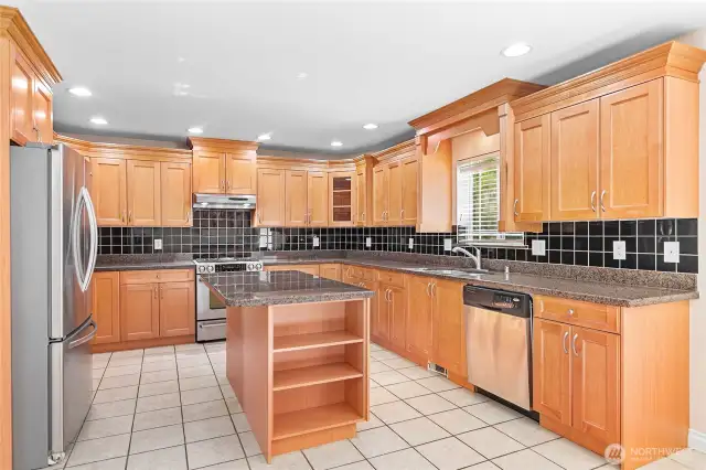 Kitchen with dining area